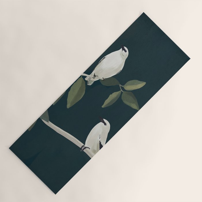 Minimalist Birds On Branch 2 Yoga Mat Gallery Image 1