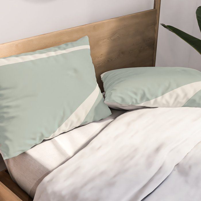 Minimalist Plant Abstract XXIII Pillow Sham Gallery Image 2
