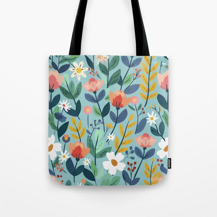 Whimsy Floral Infusion Tote Bag Gallery Image 1