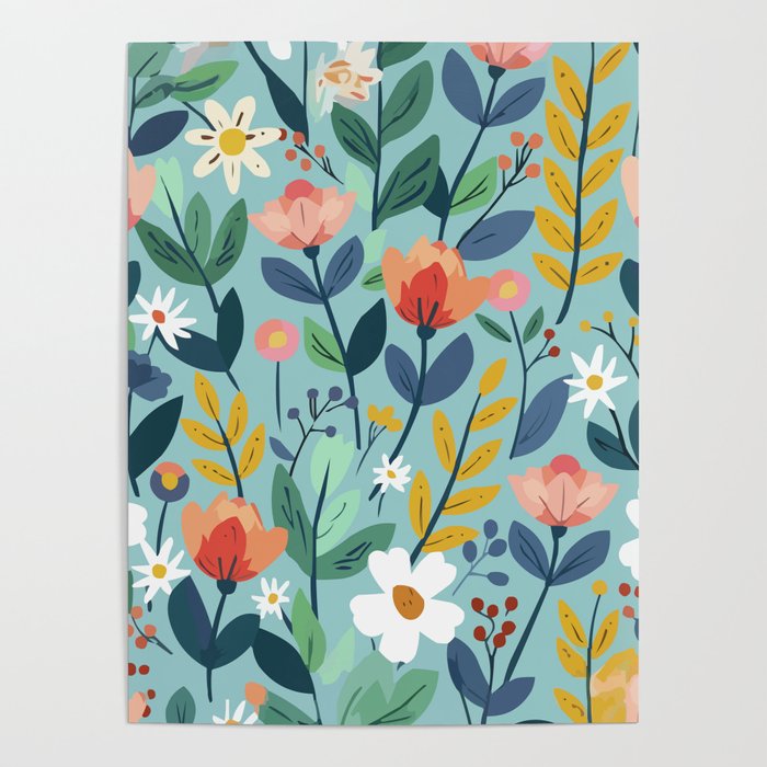 Whimsy Floral Infusion Poster Gallery Image 4