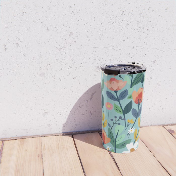 Whimsy Floral Infusion Travel Mug Gallery Image 4