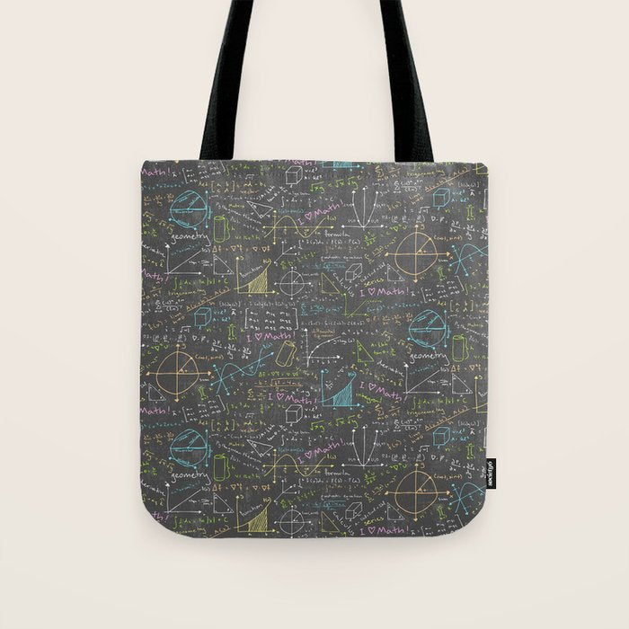 Math Lessons Tote Bag Gallery Image 1