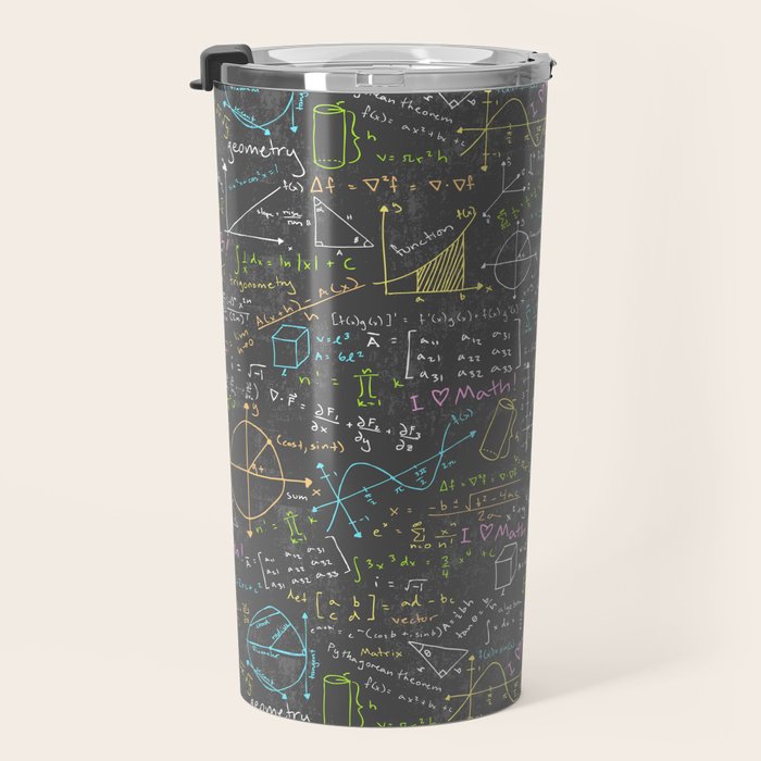 Math Lessons Travel Mug Gallery Image 3