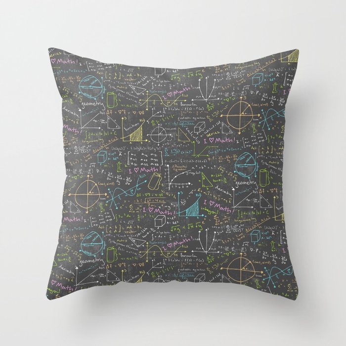 Math Lessons Throw Pillow Gallery Image 6