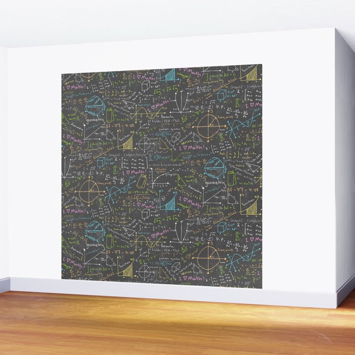 Math Lessons Wall Mural Gallery Image 2
