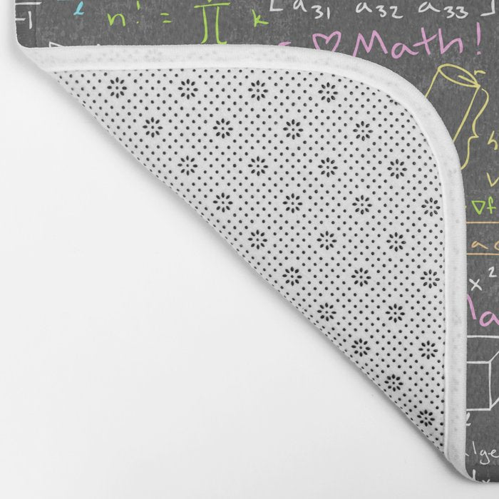 Math Lessons Bath Mat Gallery Image 2