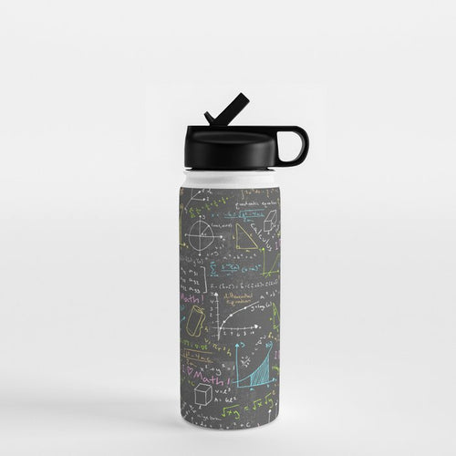 Math Lessons Water Bottle