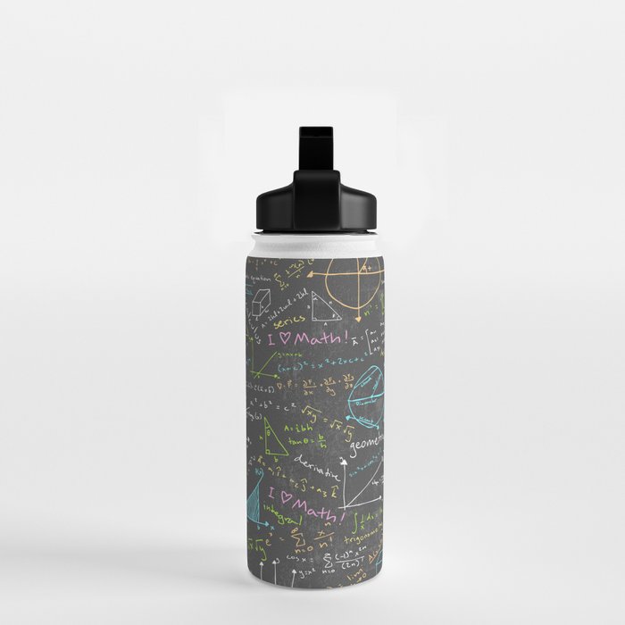 Math Lessons Water Bottle Gallery Image 2