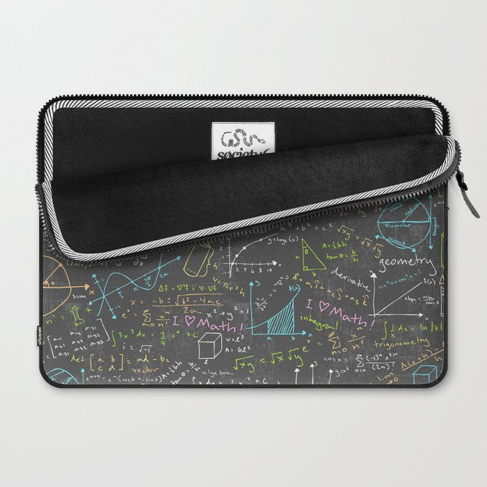 Math Lessons Laptop Sleeve Gallery Image 2