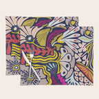 Playful flowers illustration Placemat Gallery Image 1