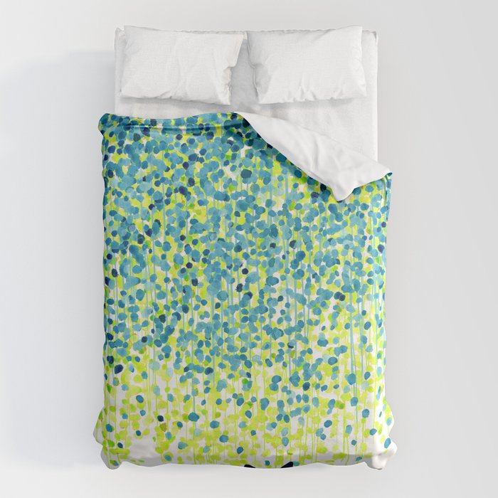 Cat in the garden under willow tree Duvet Cover Gallery Image 6