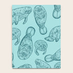 Manatees - Teal Notebook Gallery Image 4