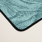 Manatees - Teal Desk Mat Gallery Image 4