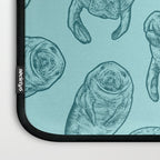 Manatees - Teal Laptop Sleeve Gallery Image 3