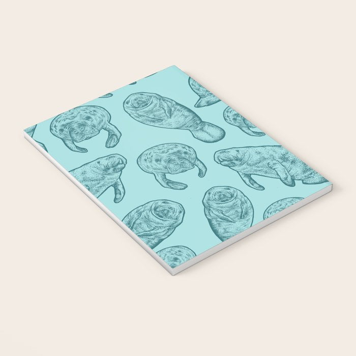 Manatees - Teal Notebook Gallery Image 3