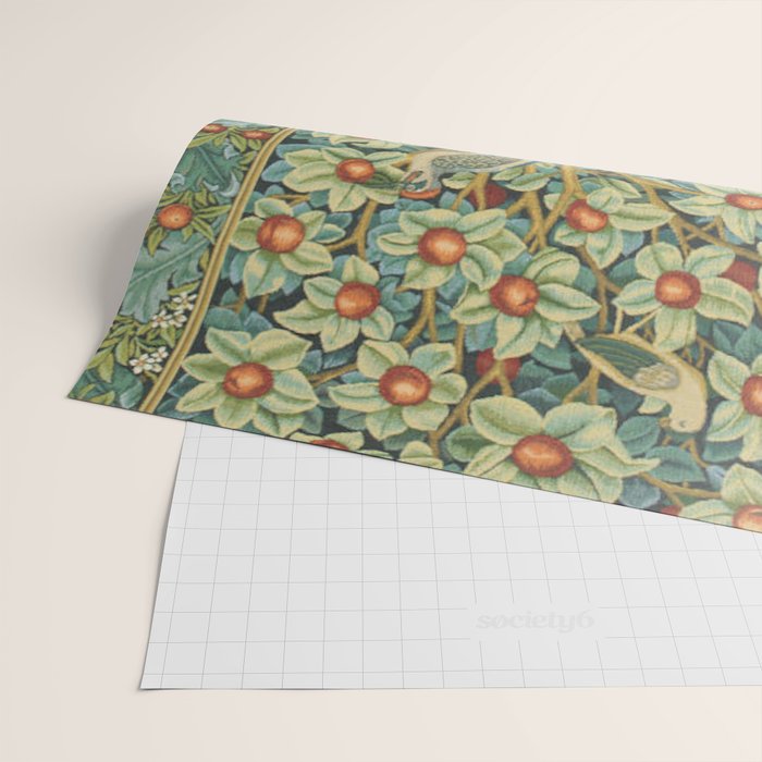 William Morris The Woodpecker Wrapping Paper Gallery Image 2