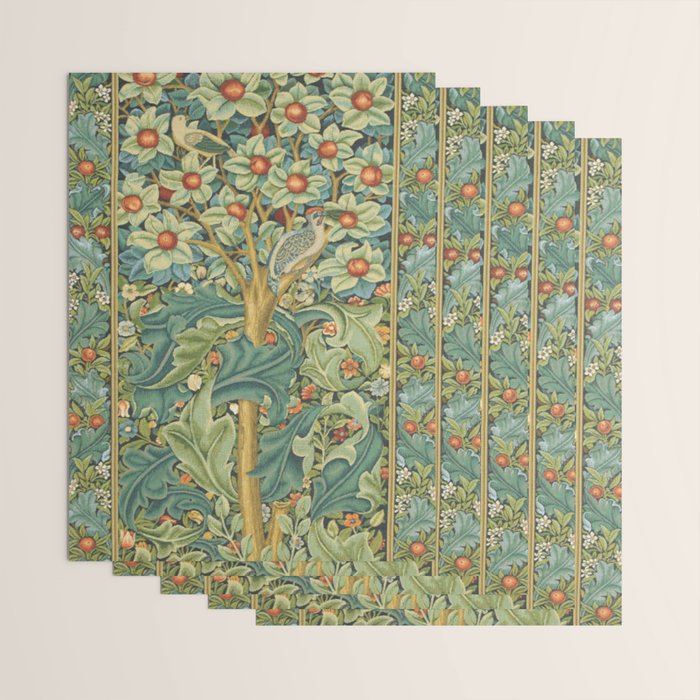 William Morris The Woodpecker Wrapping Paper Gallery Image 3