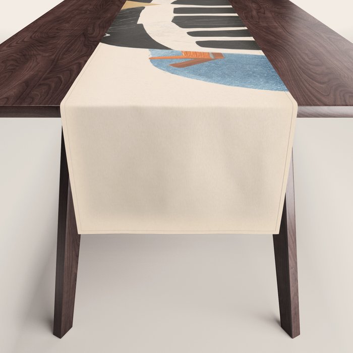 Minimal Penguin Stack Table Runner Gallery Image 1