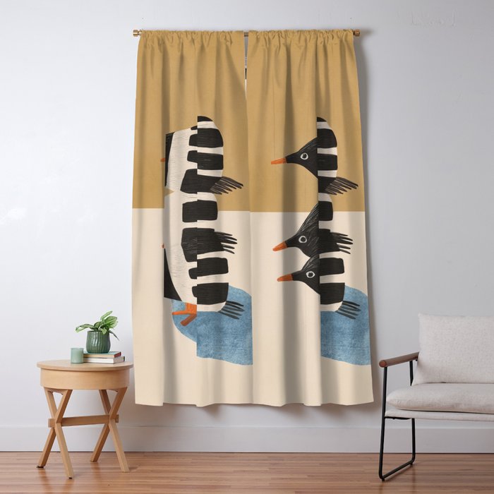 Minimal Penguin Stack Window Curtain Gallery Image 5