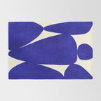 Abstract cutout 04-blue Rug Gallery Image 2