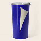 Abstract cutout 04-blue Travel Mug Gallery Image 2