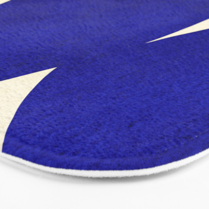 Abstract cutout 04-blue Bath Mat Gallery Image 3