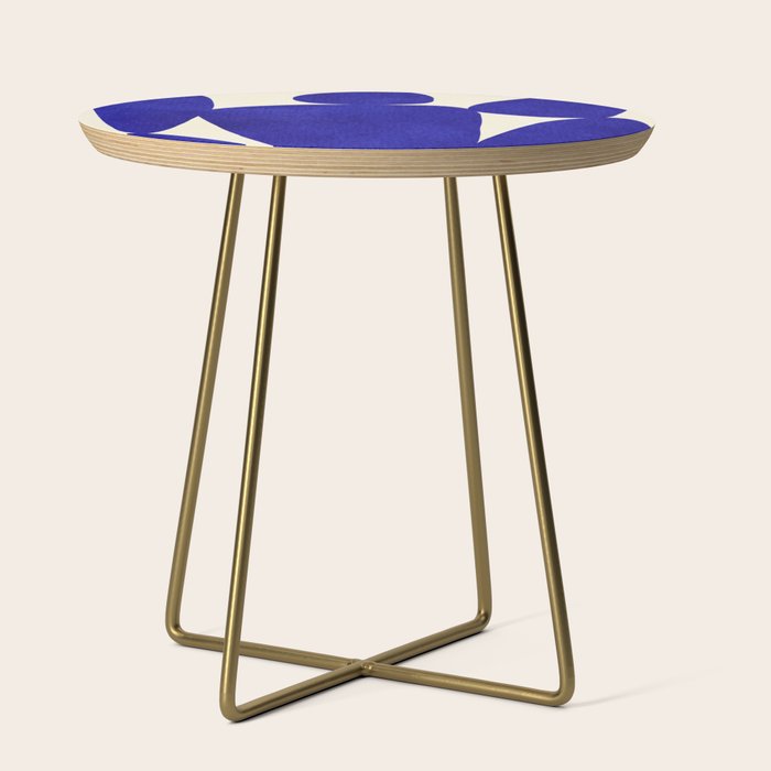 Abstract cutout 04-blue Side Table Gallery Image 1
