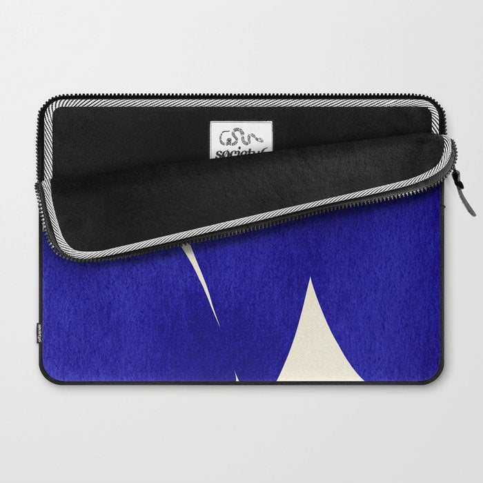 Abstract cutout 04-blue Laptop Sleeve Gallery Image 2
