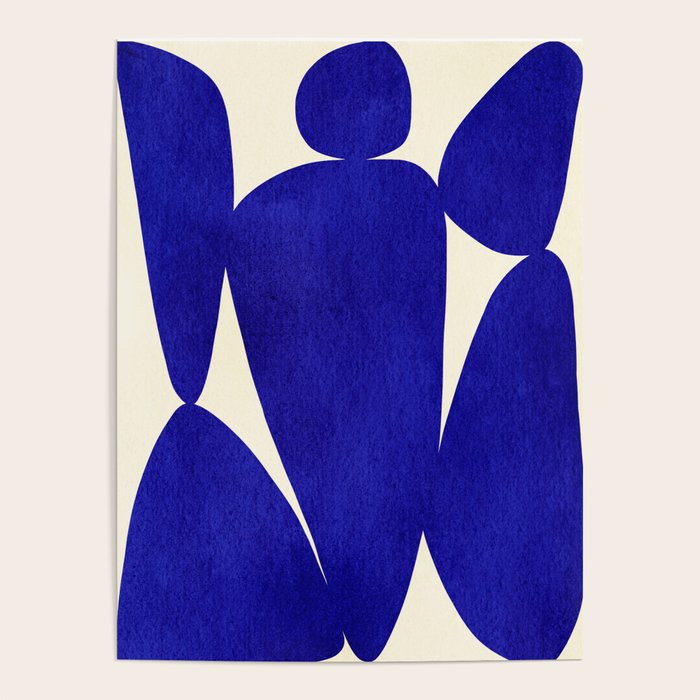 Abstract cutout 04-blue Poster Gallery Image 4