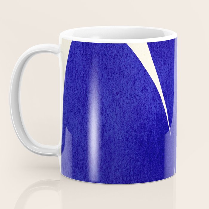 Abstract cutout 04-blue Coffee Mug Gallery Image 3