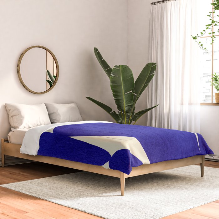 Abstract cutout 04-blue Comforter Gallery Image 2