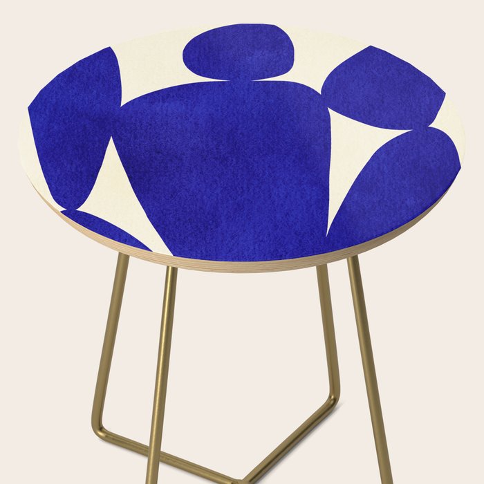 Abstract cutout 04-blue Side Table Gallery Image 2