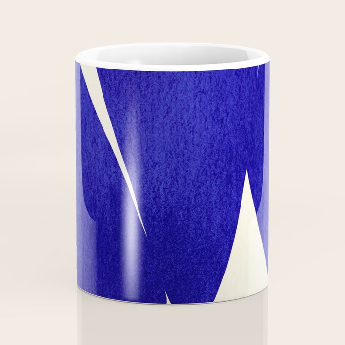Abstract cutout 04-blue Coffee Mug Gallery Image 4