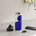 Abstract cutout 04-blue Water Bottle Gallery Image 4