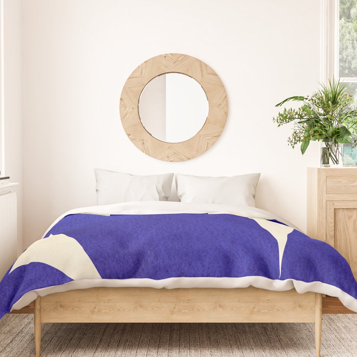 Abstract cutout 04-blue Duvet Cover Gallery Image 3