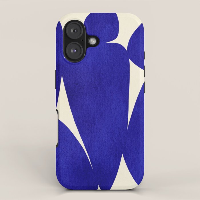 Abstract cutout 04-blue iPhone Case Gallery Image 1