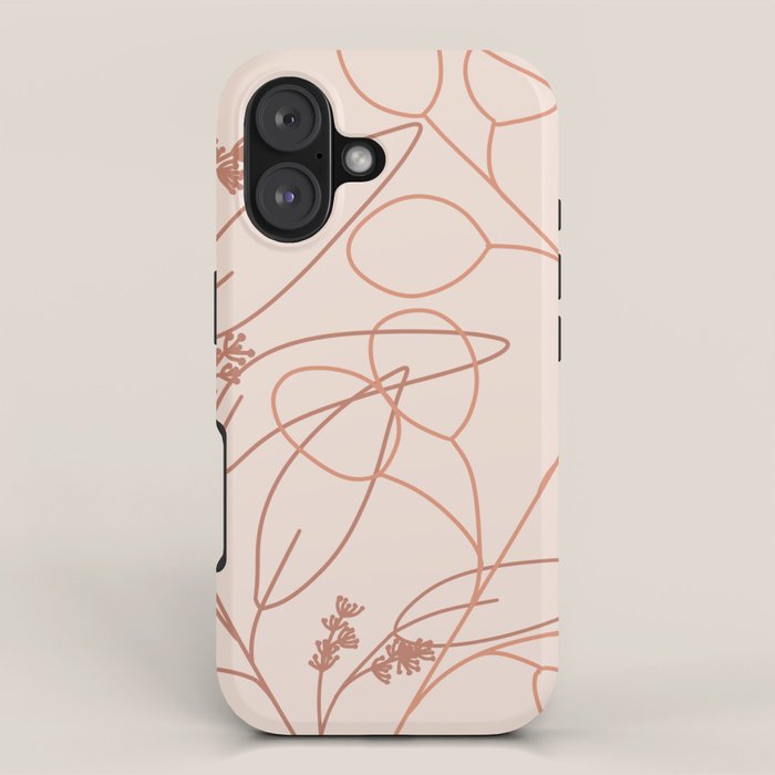 Eucalyptus Line Art iPhone Case Gallery Image 1