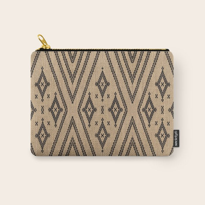 Traditional Bohemian African Moroccan Style  Carry All Pouch Gallery Image 1