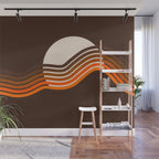 Sundown Stripes Wall Mural Gallery Image 1