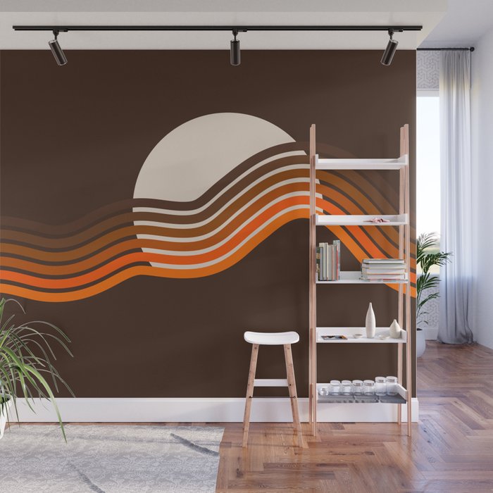 Sundown Stripes Wall Mural Gallery Image 1