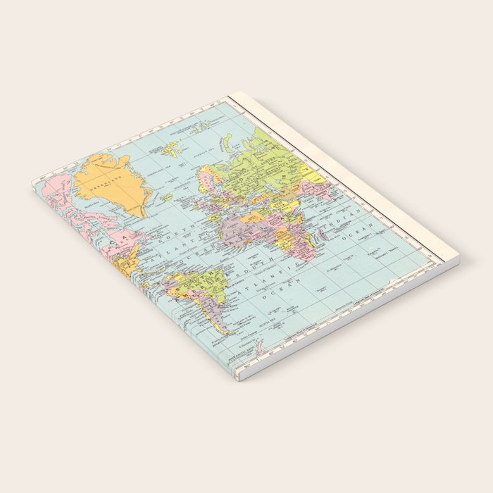 World Map Notebook Gallery Image 1
