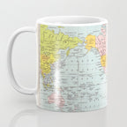 World Map Coffee Mug Gallery Image 3