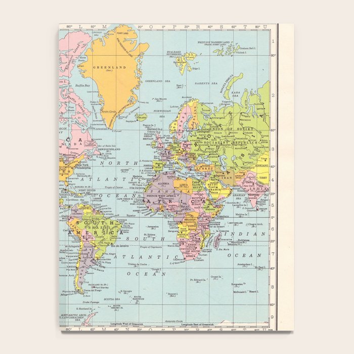 World Map Notebook Gallery Image 4