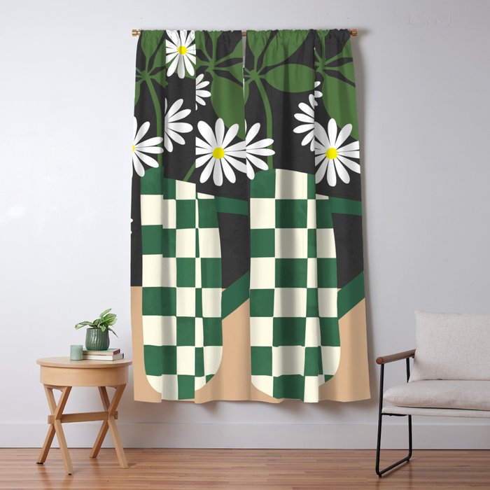 Daisy Daydreams 1 Window Curtain Gallery Image 5