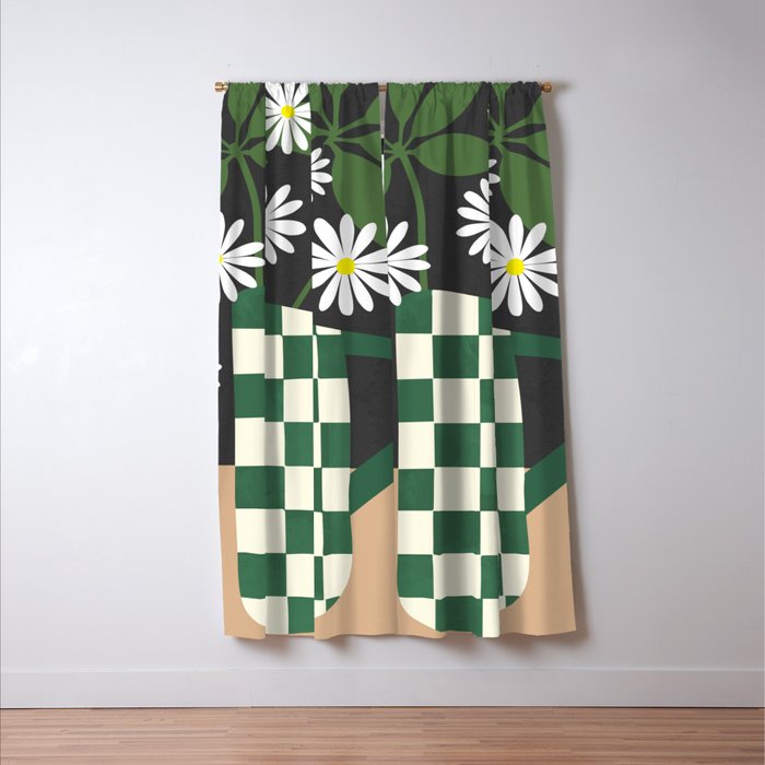 Daisy Daydreams 1 Window Curtain Gallery Image 3