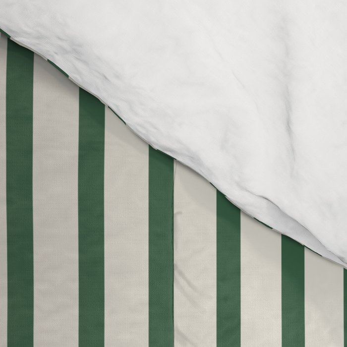 Green And Cream Striped Comforter Gallery Image 4