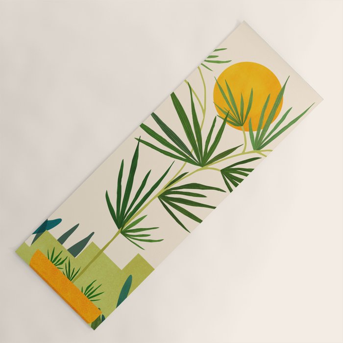 Mojave Morning Desert Landscape Yoga Mat Gallery Image 1