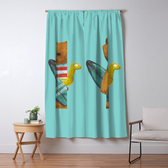Summer Bear Window Curtain Gallery Image 5