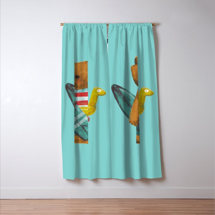 Summer Bear Window Curtain Gallery Image 3