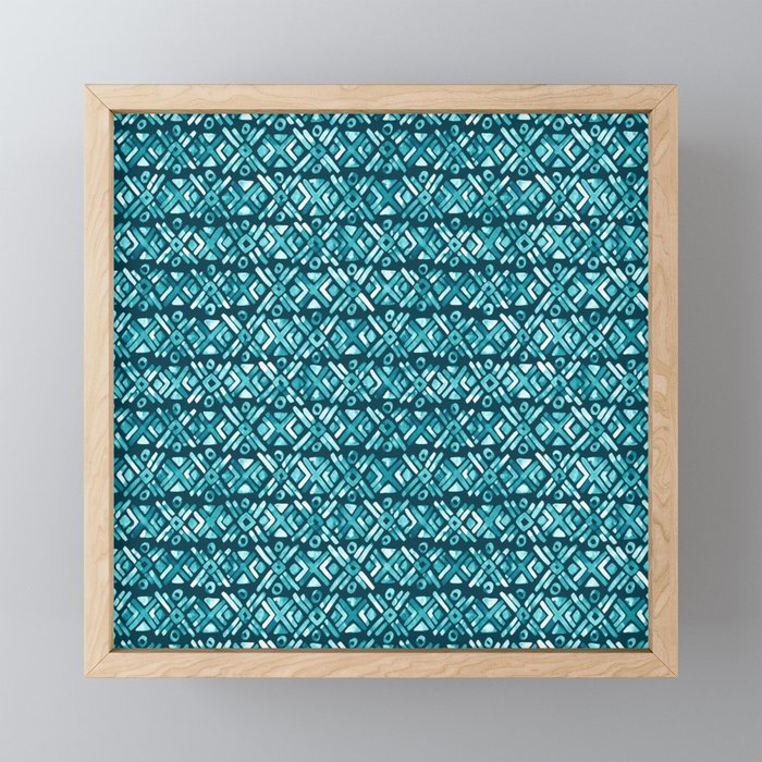 Sonoran Stripe - Oasis Mini Art Print Gallery Image 1